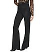Donna Karan Ponte Wide Leg Studded Pull On Pants - Image 1