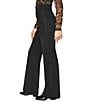 Donna Karan Ponte Wide Leg Studded Pull On Pants - Image 3