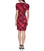 Donna Karan Printed Short Sleeve Sheath Dress - Image 2