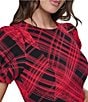 Donna Karan Printed Short Sleeve Sheath Dress - Image 6