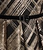 Donna Karan Printed Sleeveless Belted Dress - Image 6