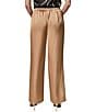Donna Karan Satin Mid Rise Flat Front Wide Leg Coordinating Pants - Image 2