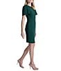 Donna Karan Scuba Crepe Flutter Sleeve Dress - Image 3
