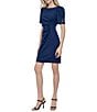 Donna Karan Scuba Crepe Ruched Bodice Sheath Dress - Image 3