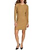 Donna Karan Sequin Yarn Crew Neck Long Sleeve 2 Piece Jacket Dress,Specials : American Fashion Style Bags On Sale