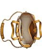 Donna Karan Setauket Leather & Suede Convertible Crossbody with Chain Strap, Color:Antique Gold - Image 3