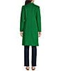Donna Karan DKNY by Donna Karan Shawl Collar One Button Wool Blend Coat, Color:Vital Green - Image 2