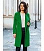 Donna Karan DKNY by Donna Karan Shawl Collar One Button Wool Blend Coat, Color:Vital Green - Image 6