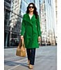 Donna Karan DKNY by Donna Karan Shawl Collar One Button Wool Blend Coat, Color:Vital Green - Image 8
