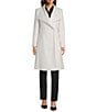 Donna Karan DKNY by Donna Karan Shawl Collar One Button Wool Blend Coat, Color:Pearl - Image 1
