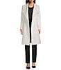 Donna Karan DKNY by Donna Karan Shawl Collar One Button Wool Blend Coat, Color:Pearl - Image 3