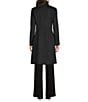 DKNY by Donna Karan Shawl Collar One Button Wool Blend Coat - Image 2