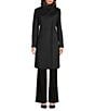 DKNY by Donna Karan Shawl Collar One Button Wool Blend Coat - Image 4