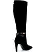 Donna Karan Sherice Suede Stiletto Heel Tall Boots - Image 2