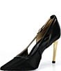 Donna Karan Silvana Mesh Pointed Toe Buckle Strap Pumps - Image 4