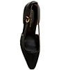 Donna Karan Silvana Mesh Pointed Toe Buckle Strap Pumps - Image 5
