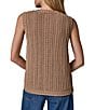 Donna Karan Sleeveless Button Front Cardigan - Image 2