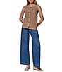 Donna Karan Sleeveless Button Front Cardigan - Image 3