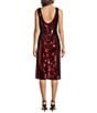 Donna Karan Sleeveless Sequin Scoop Back Sheath Dress - Image 2