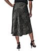 Donna Karan Soft Foil Midi Length A-Line Skirt - Image 2