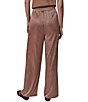 Donna Karan Solid Crinkle Knit Pleated Waist Wide Leg Pull-On Pants - Image 6