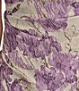 Donna Karan Square Neck Brocade Sleeveless Sheath Midi Dress, Color:Wisteria Multi - Image 6