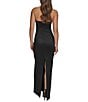 Donna Karan Stretch Mikado Strapless Sweetheart Column Gown, Color:Black - Image 2