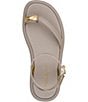 Donna Karan Tabitha Ankle Wrap Toe Loop Hardware Detail Sandals - Image 4