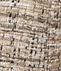 Donna Karan Tweed Round Neck Open Front Jacket, Color:Weathered Sage Multi - Image 4