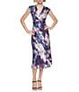 Donna Karan Twist Front A-Line Midi Dress - Image 4