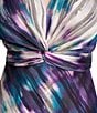 Donna Karan Twist Front A-Line Midi Dress - Image 6
