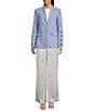 Donna Karan Vapor Charmeuse Wide Leg Pants, Color:Vapor - Image 3