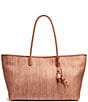 Donna Karan Weekend Straw Medium Tote Bag - Image 3