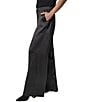 Donna Karan Woven Flat Front Wide Leg Full Length Pull-On Pants - Image 3