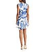 Donna Morgan Front Asymmetrical Drape Mini Dress - Image 2