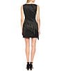 Donna Morgan Sleeveless Fringe Mini Dress - Image 2