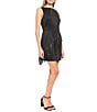 Donna Morgan Sleeveless Fringe Mini Dress - Image 3