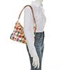 Color:White - Image 4 - Art Deco Hobo Bag