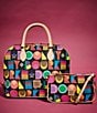 Color:Black - Image 6 - Art Deco Lexi Crossbody Bag