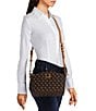 Dooney & Bourke Blakely Collection Penny Brown Signature Logo Crossbody Bag, Color:Brown Tomorrow - Image 4