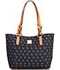 Dooney & Bourke Blakely Collection Tammy Small Tote Bag, Color:Navy - Image 1