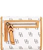 Color:Bone - Image 2 - Blakely Signature Logo Small Flap Wallet
