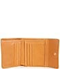 Color:Coral - Image 3 - Blakely Signature Logo Small Flap Wallet