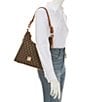 Dooney & Bourke Bryce Logo Hobo Bag, Color:Brown Tmoro - Image 4