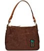 Dooney & Bourke Chloe 25 Suede Hobo Shoulder Bag - Image 5