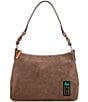 Dooney & Bourke Chloe 30 Suede Stripe Shoulder Bag - Image 1
