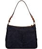 Dooney & Bourke Chloe 30 Suede Stripe Shoulder Bag - Image 2