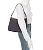 Dooney & Bourke Chloe 30 Suede Stripe Shoulder Bag - Image 4