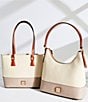 Dooney & Bourke Color Block Shopper Tote Bag, Color:BONE/LT TAUPE - Image 5