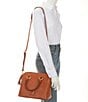 Dooney & Bourke Domed Satchel Bag, Color:Natural - Image 4